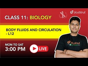 BODY FLUIDS AND CIRCULATION|Cardiac Cycle|Double Circulation |CLASS 11 Biology |3PM By Vinay Sir|L12