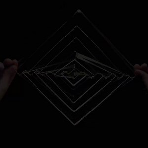 Square Wave is a unique piece of kinetic art inspired by the Fibonacci sequence. | Square Wave