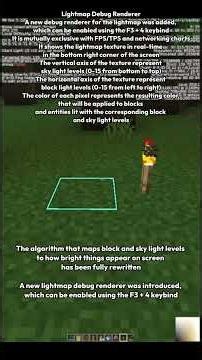 Minecraft 26.1 Snapshot 1 - Lightmap Algorithm Changes #shorts