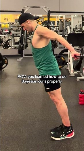 How to do Bayesian curls #biceps #fitness #bicepcurls