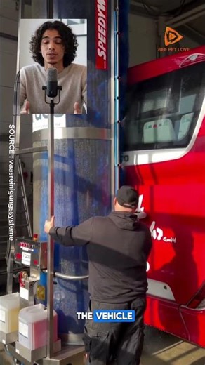 This Machine Washes an Entire Bus