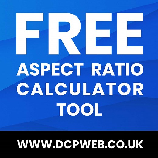 Aspect Ratio Calculator - Advanced Image Resizing Tool - DCP