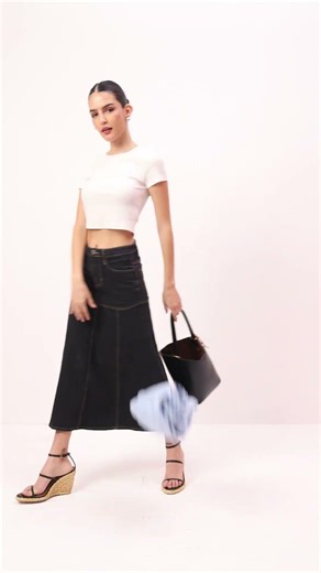 How to style your denim skirt?