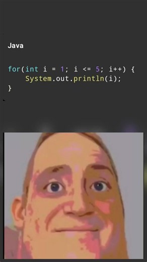 For loop in different programming languages #programming #techshorts #coding