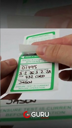 Electrical Safety Tags Built for Compliance