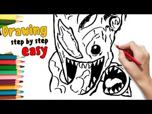 How To Draw Venomized Groot | Draw Easy 100M