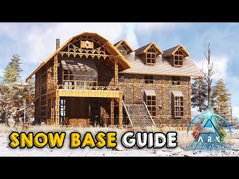 Ultimate All-in-One Snow Cabin | Build Tutorial | ARK: Survival Ascended