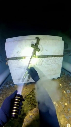 Diver Finds a Lost Byzantine Treasure Underwater 🏺 #Shorts