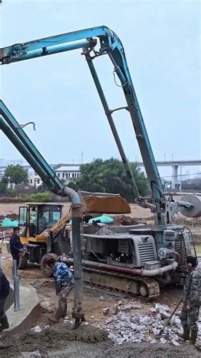 Concrete Mixer Pump Truck Operation Process