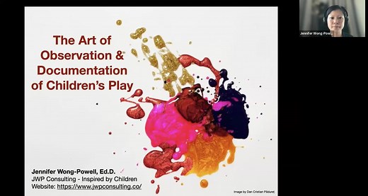 The Art of Observation and Documentation of Children’s Play