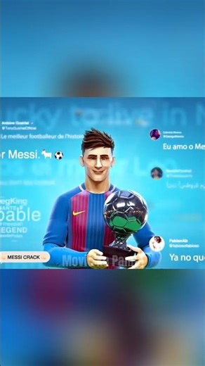 Story of Messi-animated story of messi ⚽️ #shorts #viralvideo