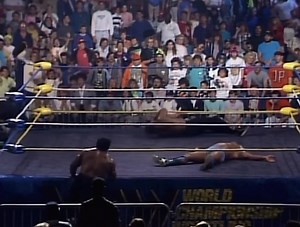 On November 20, 1990 NWA Clash of the Champions XIII: Thanksgiving Thunder took place in front of 5,000 fans at the Jacksonville Memorial Coliseum in Jacksonville, Florida, drawing a 4.2 rating on TBS. This Clash of the Champions set up for Starrcade '90: Collision Course. In the main event, Ric Flair and Butch Reed both won coin tosses to determine who would represent their respective teams, while their respective partners Arn Anderson and Ron Simmons remained at ringside. Since Flair won, Flai