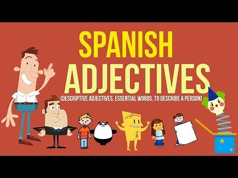 Adjectives in Spanish with examples