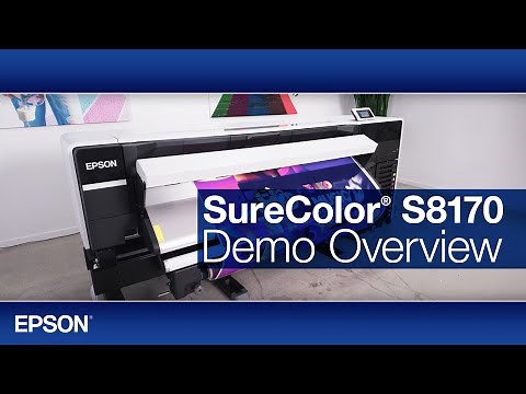 Epson SureColor S8170 Printer Overview | Maximize productivity with our fastest 64" solvent printer
