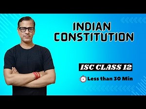 Indian Constitution | ISC Class 12 | ‪@SirTarunArts‬