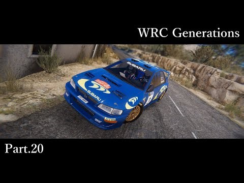#20【WRC Generations -PSコン-】日本の名車で練習③【くらら -プレイ動画-】