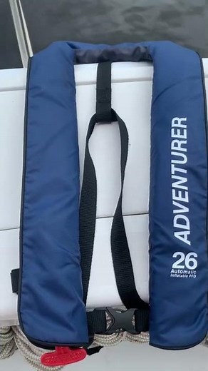 Inflatable life vest don’t work without CO2 cartridge installation