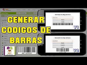 COMO GENERAR CÓDIGOS DE BARRAS EN MIT APP INVENTOR 2