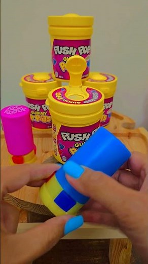 Triple power push pop sweets #candy #pushpop #candy