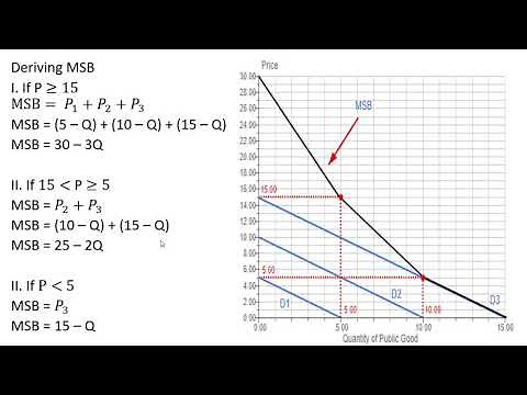 Efficient Provision of a Public Good with Three Different Consumers