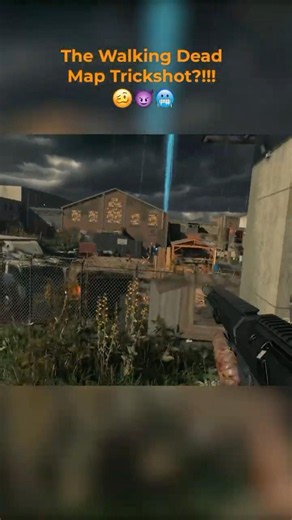 This Trick Shot on The Walking Dead Map... 🤯 #cod #trickshot #gaming