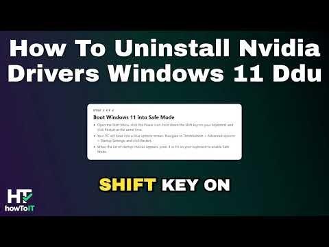 How to uninstall nvidia drivers windows 11 ddu (Step by Step)