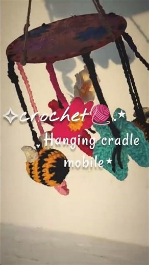 Crochet Hanging cradle Mobile ✨🧶