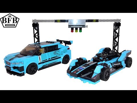 Lego Speed Champions 76898 | Formula E Panasonic Jaguar Racing GEN2 & I-PACE eTROPHY | Speed Build