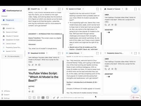 Comparing AI Models Side-by-Side