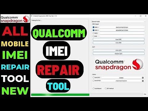 Qualcomm IMEI repair tool without box |edl point| with one click