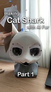 39K views · 8.4K reactions | Mini partial fursuit Cat Shark Here I prepare the pattern and the fur itself before covering the head with fur. We make custom full fursuits, partial fursuits and heads. - #furry #fursuit #fursuitmaker | Al fur | Facebook