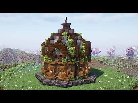 How to Build a Fantasy Greenhouse with a Bee Farm Design | Minecraft Tutorial