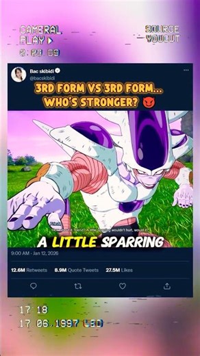 Frieza vs Cell (3rd Form)… who’s stronger? 😈 #sparkingzero #crashout #knockout