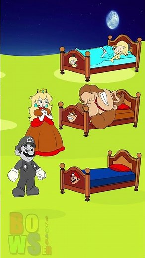 Go to the Amazing bed - Perfect Color Challenge Mario, Rosalina, Peacha | Mario