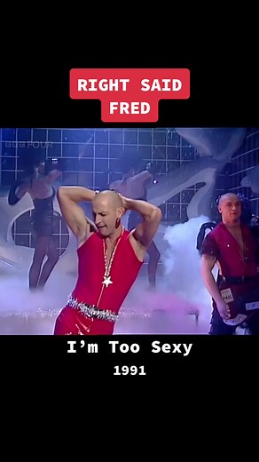 Right Said Fred on #TopOfThePops in 1991 performing their UK No2 hit ‘I’m Too S€XY.’ The single was a global smash & topped the charts in the US & several other countries #FYP #ForYou #foryoupage #90s #90sMusic #90sSongs #TaylorSwift #Drake #Beyonce #Sugababes #imtoosexy