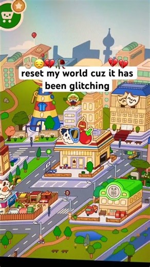reset my toca world‼️ #tocaboca #tocalifeworld