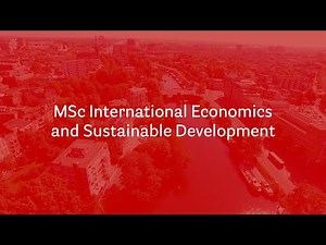 MSc International Economics and Sustainable Development