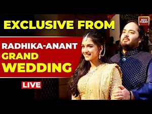 Anant Ambani-Radhika Merchant Wedding LIVE News | India Today LIVE News | Ambani Wedding LIVE