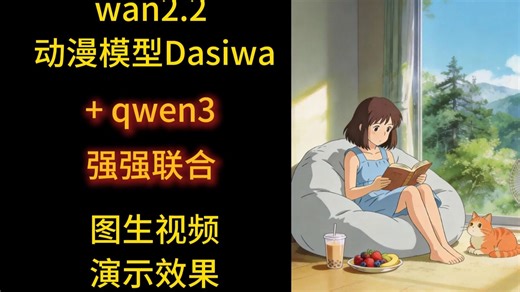 图生视频-最强Wan2.2动漫模型DaSiWa