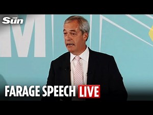 LIVE: Nigel Farage makes speech at Reform UK press conference