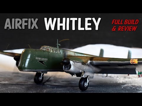 Motorised Airfix Armstrong Whitworth Whitley GR. Mk. VII - 1/72 Scale Build & Review