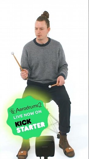 You can learn to play drums with Aerodrums 2. (Link in description)