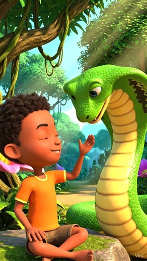 Little Child Playing Snake 🐍🐍🐍 #trending #cartoon #funny #amazing #cute