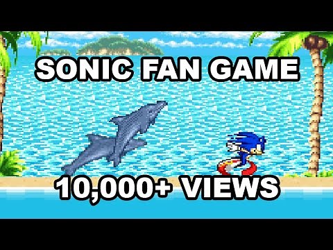 Sonic fan game made with Game Maker 8.1 by me