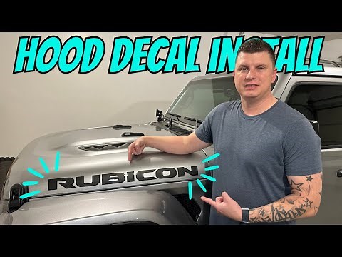 Transform Your Ride: Effortless Jeep Wrangler Hood Decal Installation Guide!