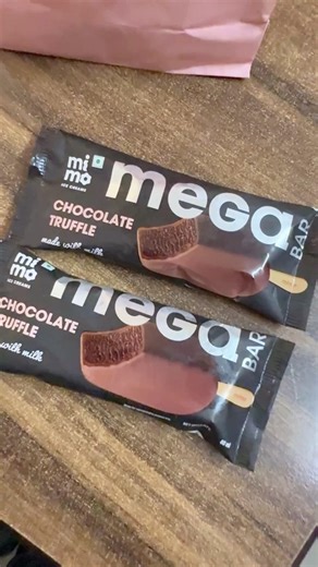Mimo Mega Bar Chocolate Truffle Ice cream #chocolate #truffle #icecream