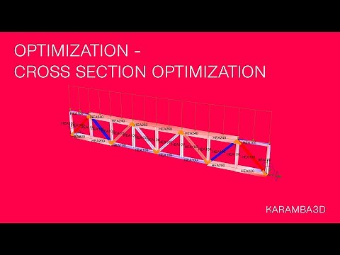 Karamba3D Tidbits #38 Cross Section Optimization of Beams