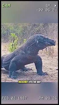The Komodo dragon meets its end from its own meal. #wildanimals #animals #foryou