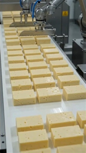 🧀 Inside America's Giant Cheese Factory 🤯 | How Cheese Is Made! #Shorts