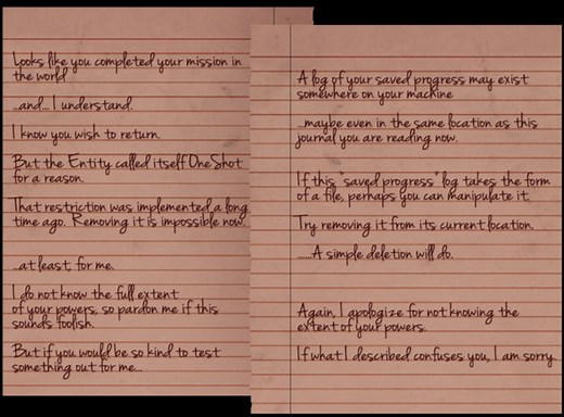 Solstice - OneShot (2016) Walkthrough